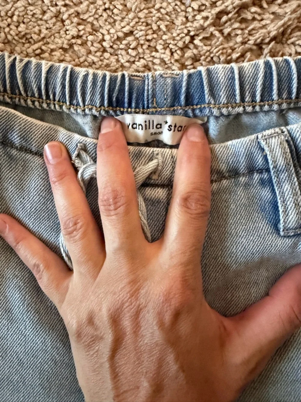 Comfiest Light Blue Wide-Leg Jeans - Picture 2 of 4